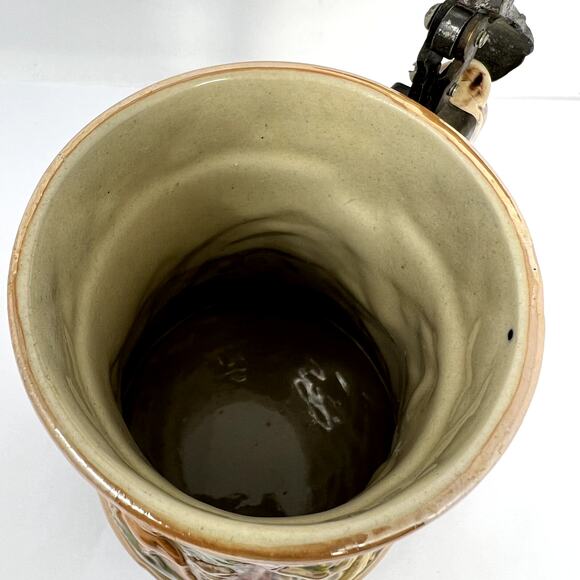 Mid Century German Beer Stein Music Box VTG Collect Decor Wiesn  Octoberfest - Picture 9 of 11